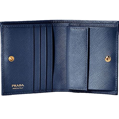 prada baltico wallet|Baltic Blue Saffiano Leather Wallet .